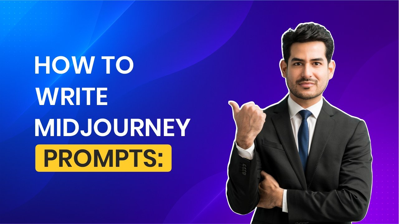 How to Write MidJourney Prompts – AI Prompt Engineering Guide Banner