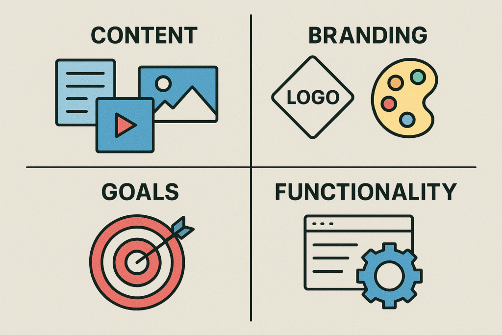 What to provide for website design Raipur