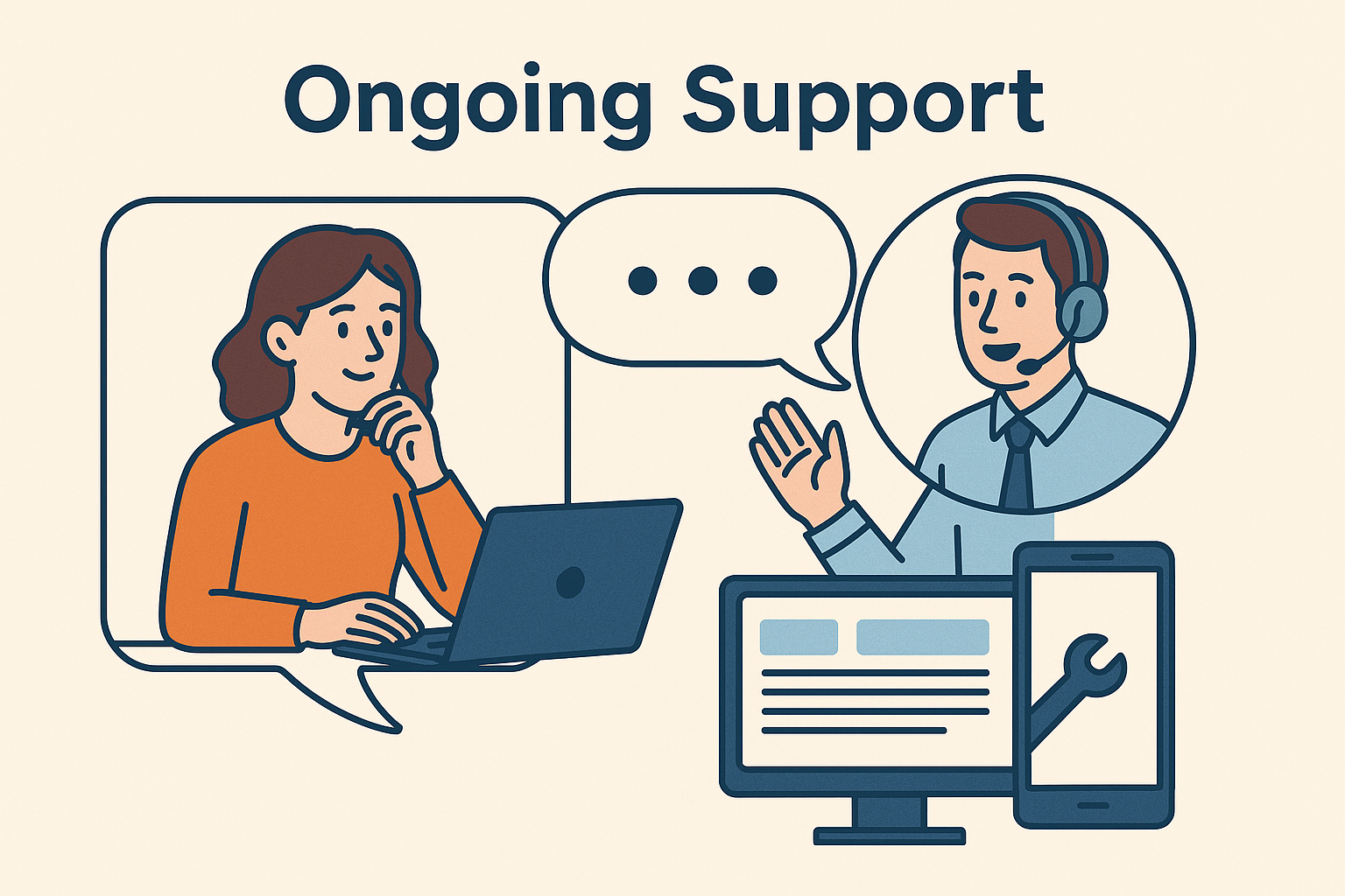 Webitof post-launch support and maintenance.