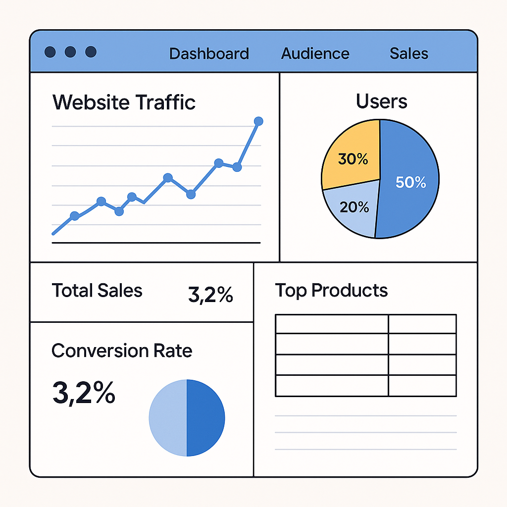 Tracking online store performance in Raipur