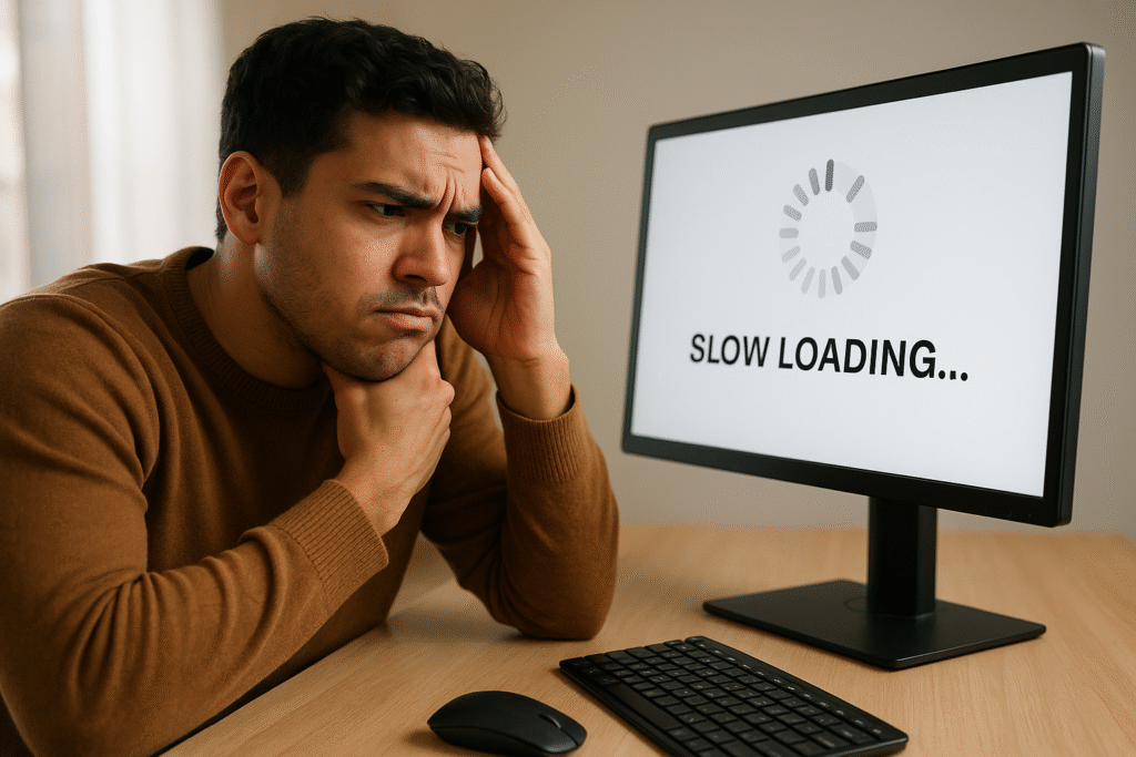 Slow website loading time Raipur, poor user experience