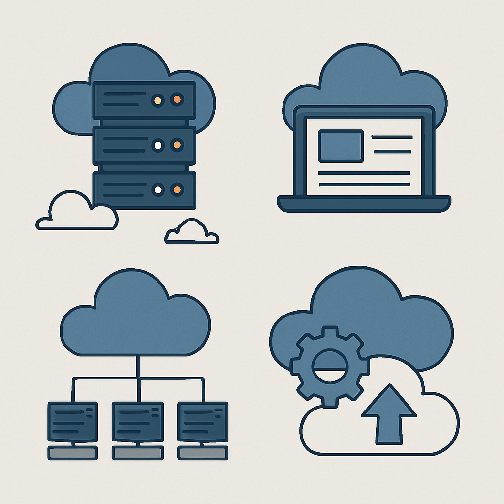 Server rack representing web hosting.