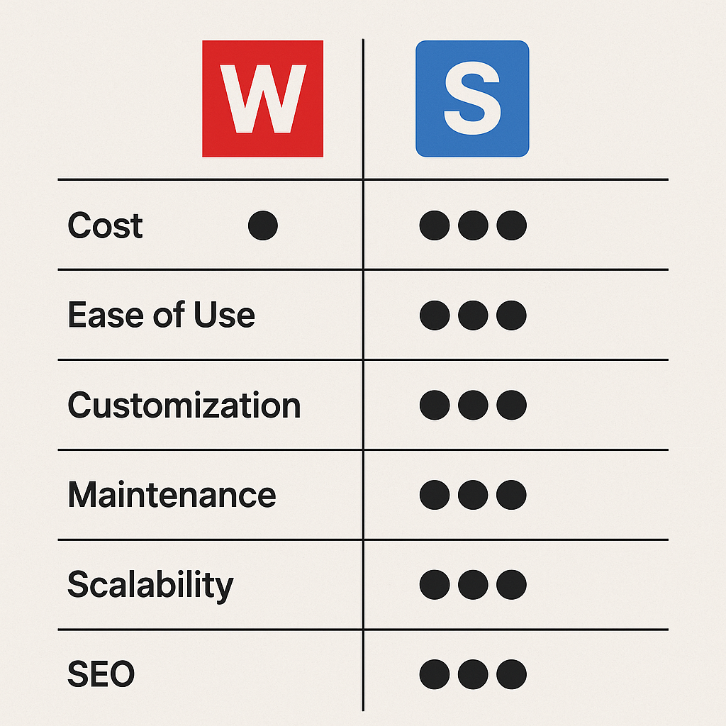 WooCommerce vs Shopify feature comparison