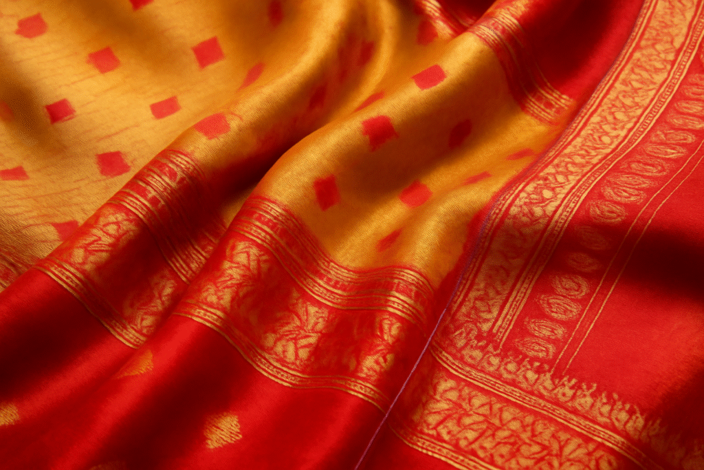 Traditional Chhattisgarh Kosa Silk Saree