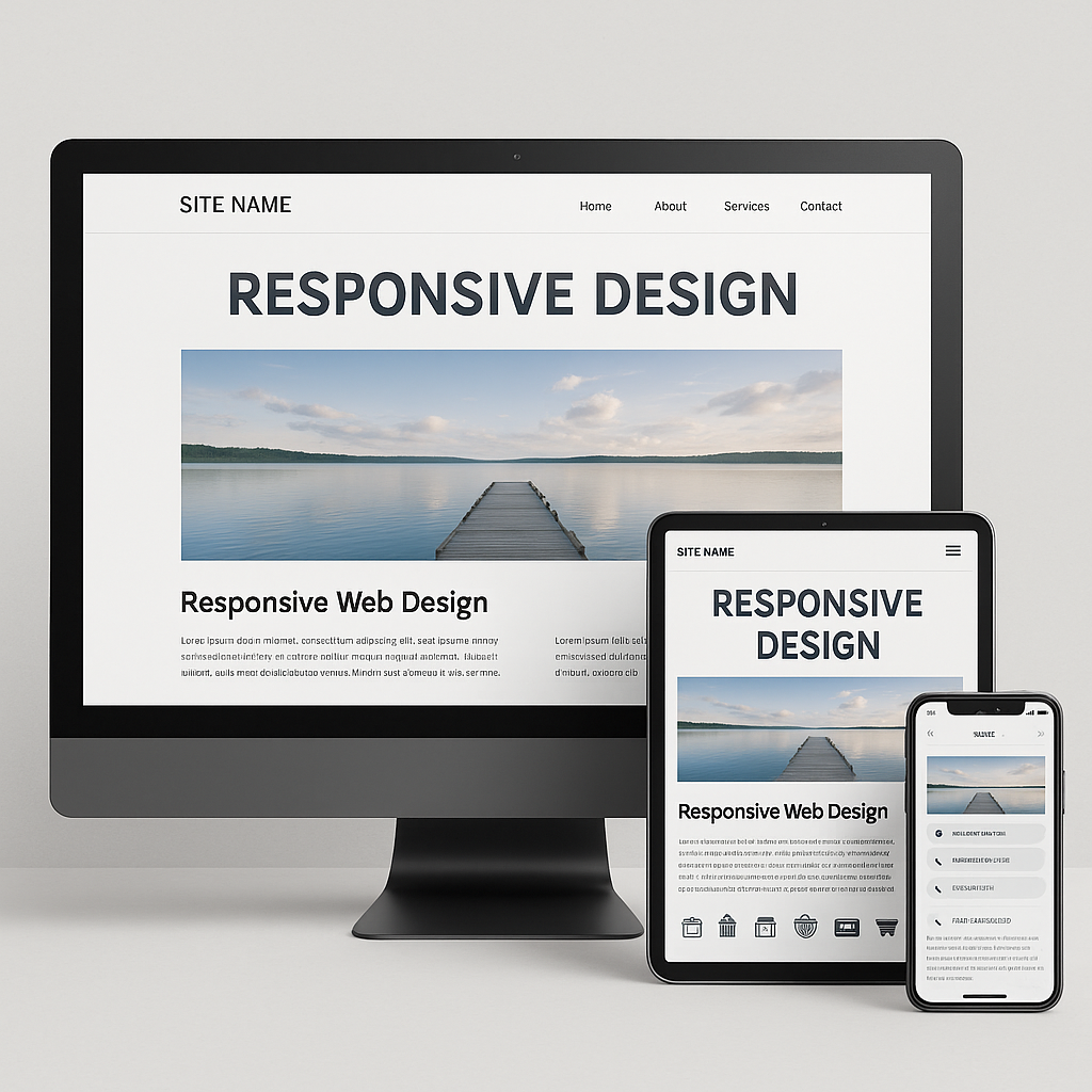 Responsive website design example by Webitof for local Raipur businesses.