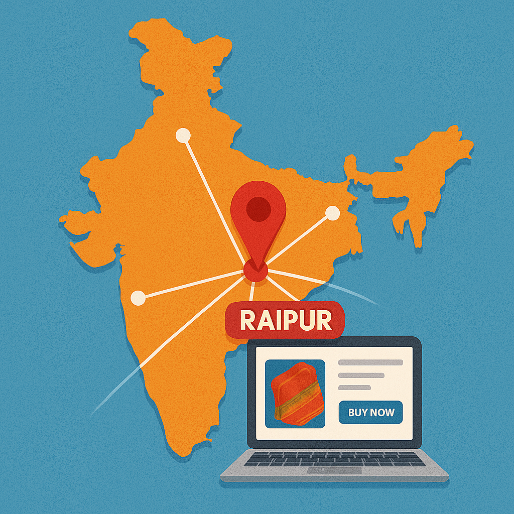 Expand business reach beyond Raipur with online selling