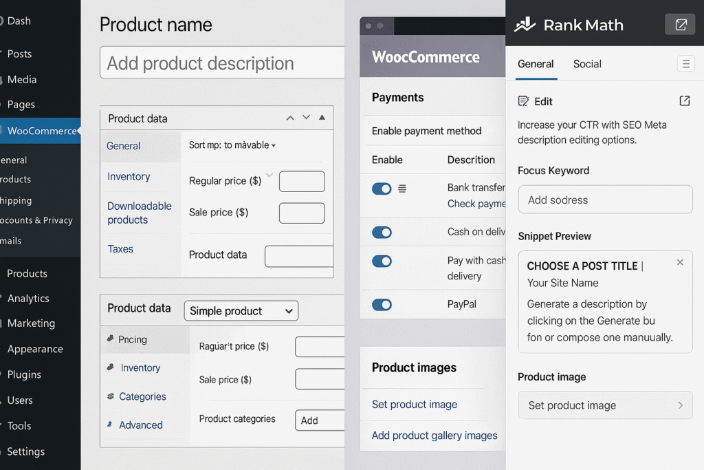 WooCommerce general settings screenshot