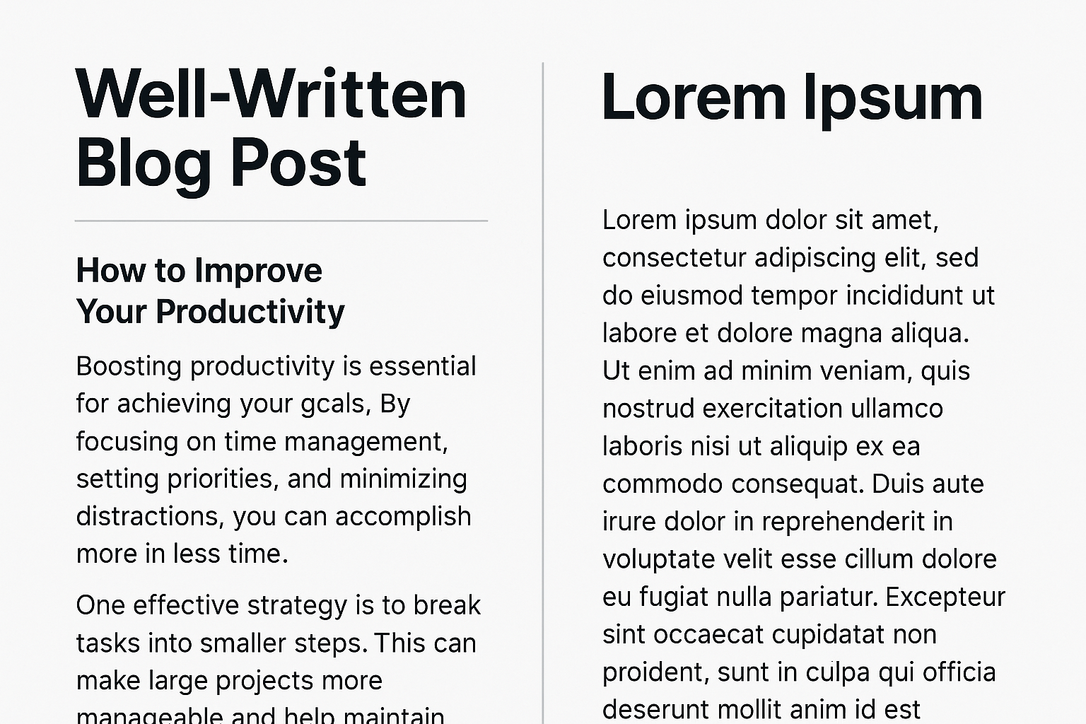 Engaging content vs. generic content for Raipur websites