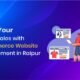 "Illustration of e-commerce website development for boosting online sales in Raipur"