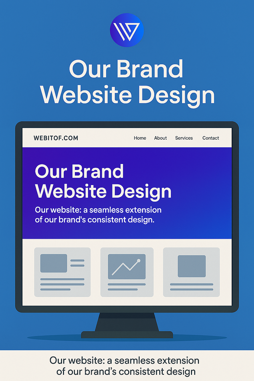 Modern website design Raipur, consistent user interface
