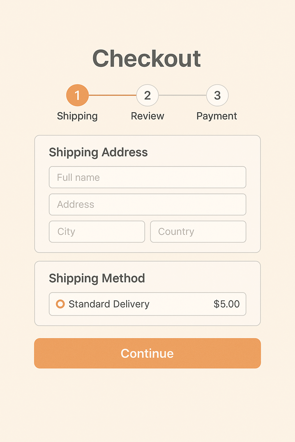 Streamlined checkout process for increased online sales in Raipur
