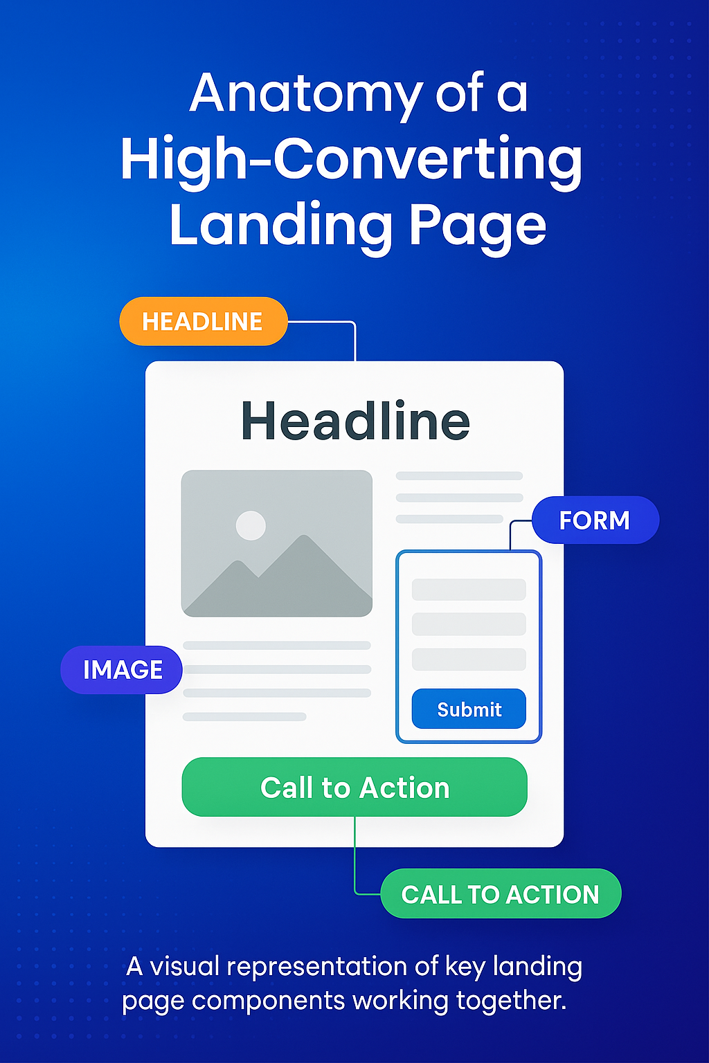 Optimized Landing Page Layout Example.