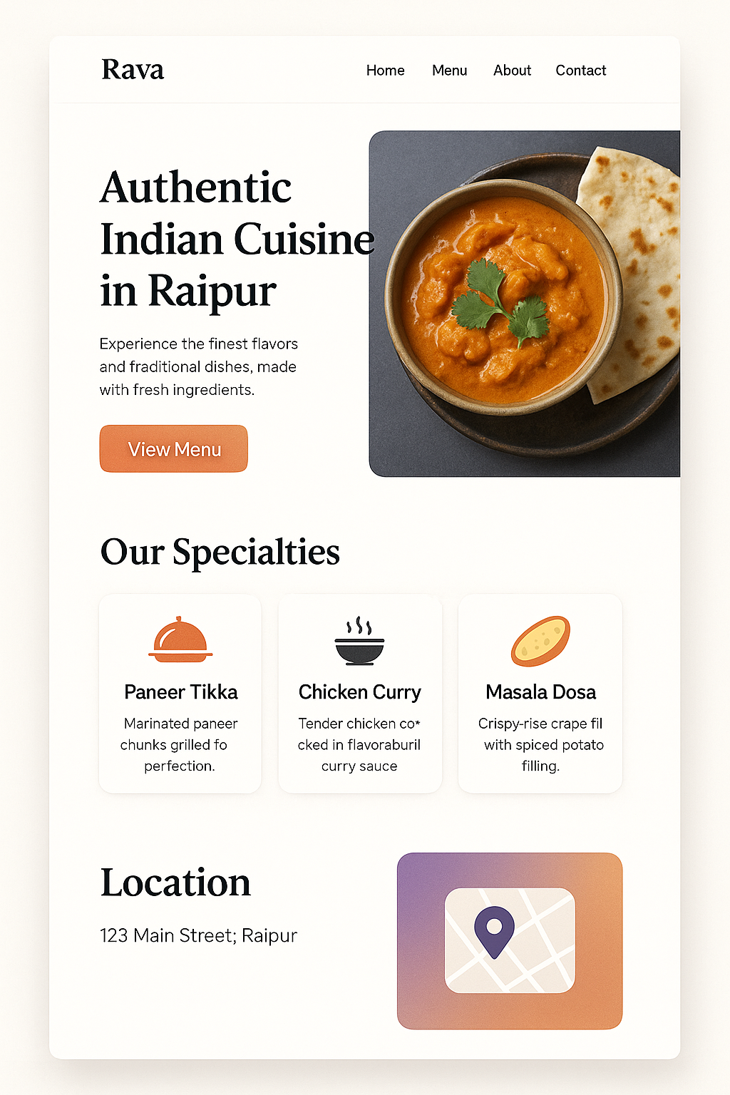"Tailored web design for Raipur businesses"