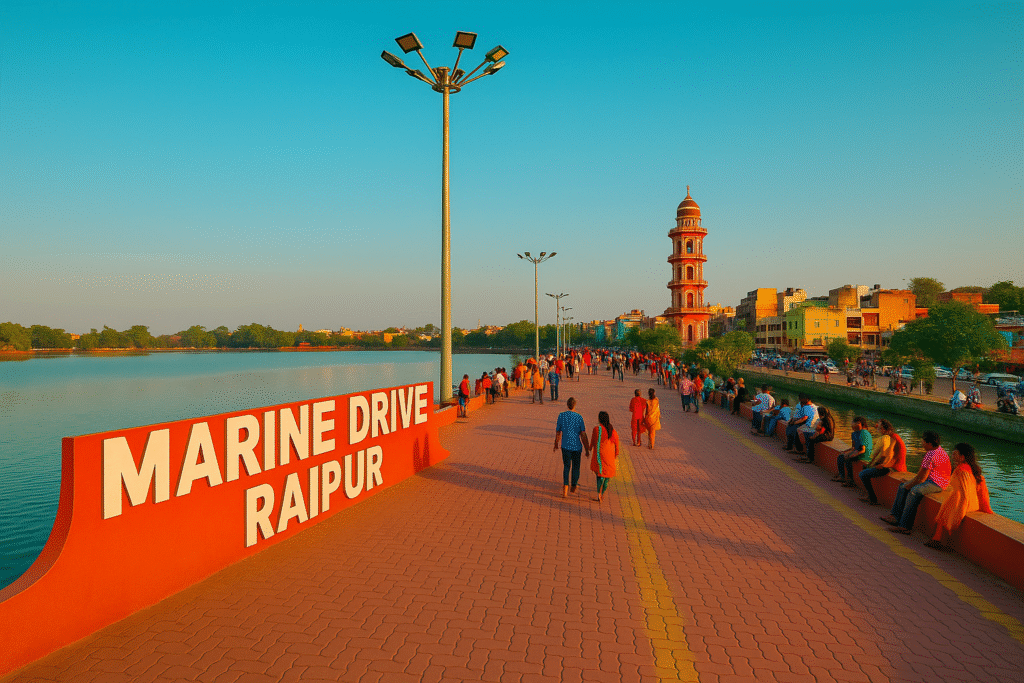Local business scene in Raipur