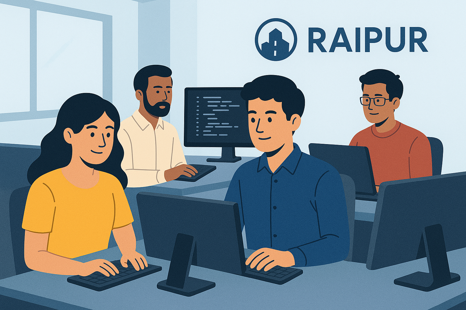 App developers working in Raipur.