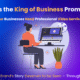 Illustration of a person editing video on a computer with the text "Video is the King of Business Promotions!" and emphasis on Raipur businesses needing professional video services in 2025.